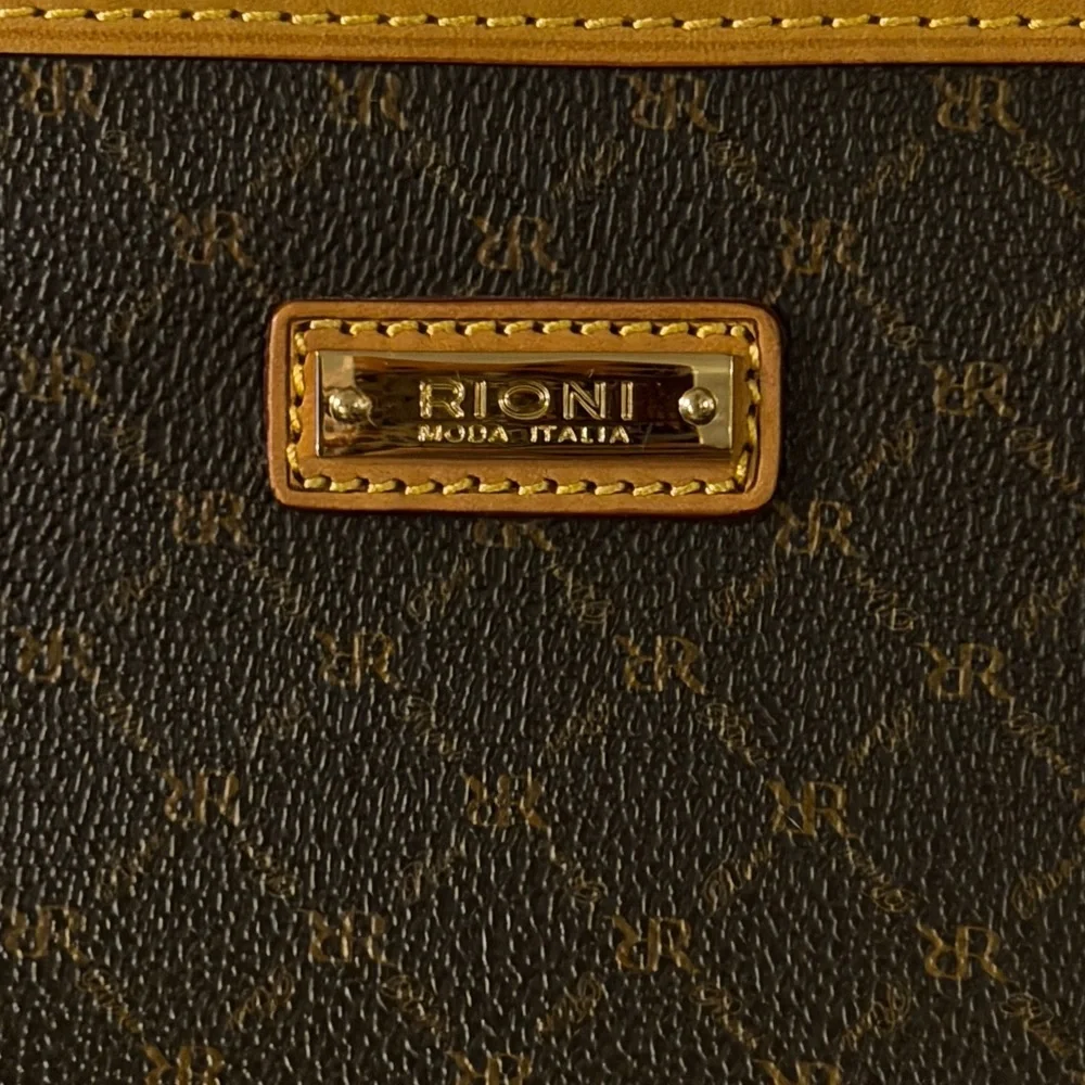 💼💼💼BOGOHO 💼💼💼RIONI Elegant Brown Tote Bag-NWOT - Picture 2 of 12